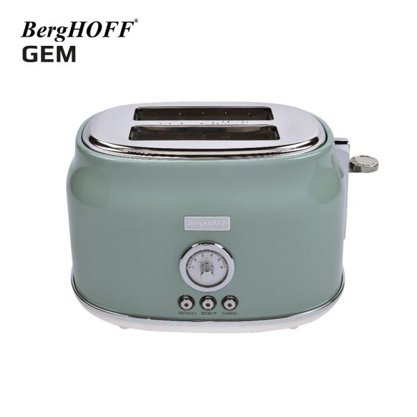 BERGHOFF - BergHOFF GEM RETRO Mint Yeşil İki Dilim Ekmek Kızartma Makinesi (1)