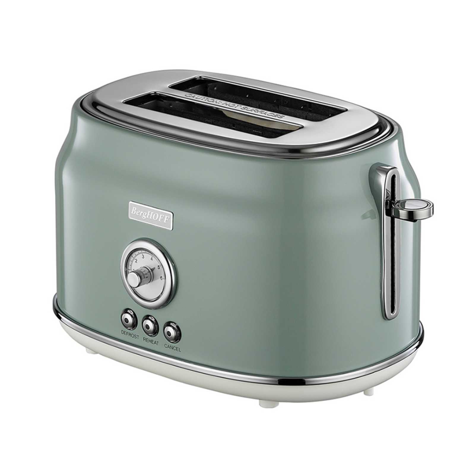 BergHOFF GEM RETRO  Mint Yeşil İki Dilim Ekmek Kızartma Makinesi - 1