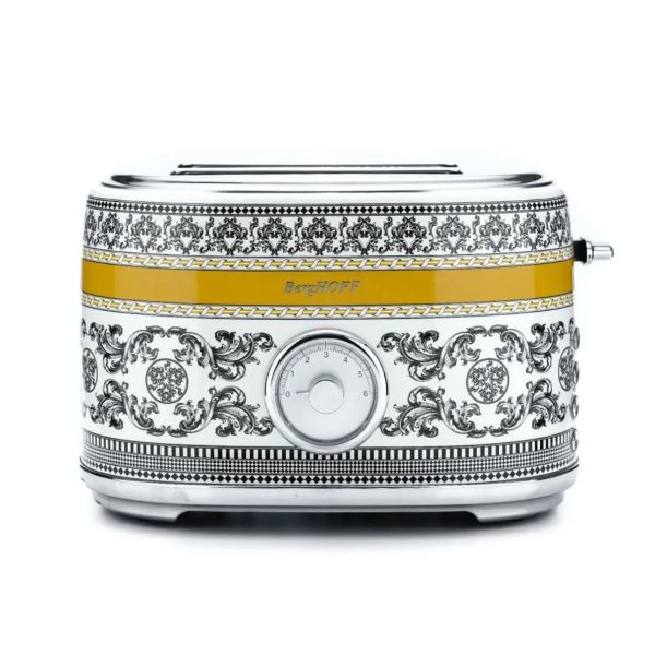 BergHOFF GEM ROYAL Margery Siyah Sarı Desenli İki Dilim Ekmek Kızartma Makinesi - 1
