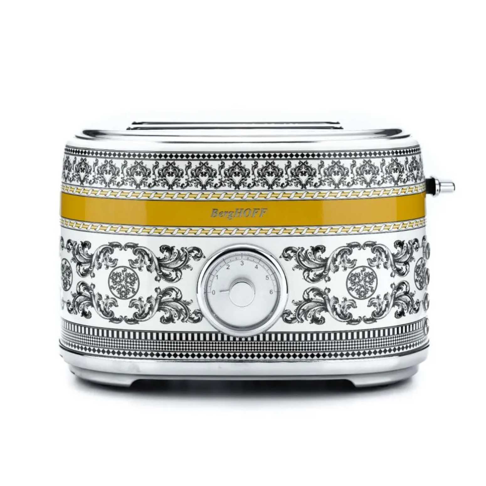 BergHOFF GEM ROYAL Margery Siyah Sarı Desenli İki Dilim Ekmek Kızartma Makinesi - 1