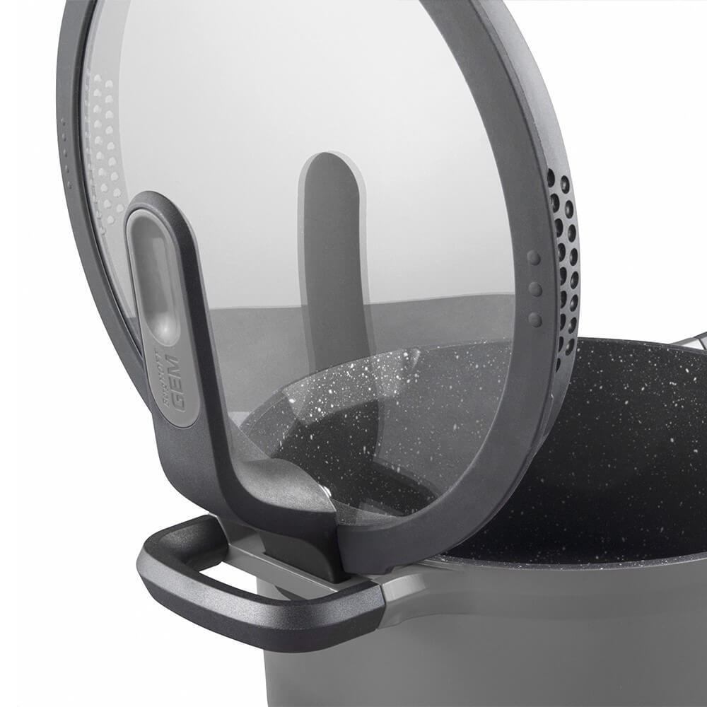 Berghoff Gem Stay Cool  Gri Tencere 28 cm - 5