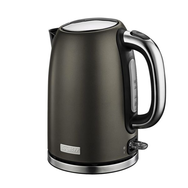 Berghoff - Berghoff Gem Titan 1.7 Litre Parlak Füme Su Isiticisi Ve Berghoff Ekmek Kizartma Makinesi (1) Berghoff - Berghoff Gem Titan 1.7 Litre Parlak Füme Su Isiticisi Ve Berghoff Ekmek Kizartma Makinesi (1)