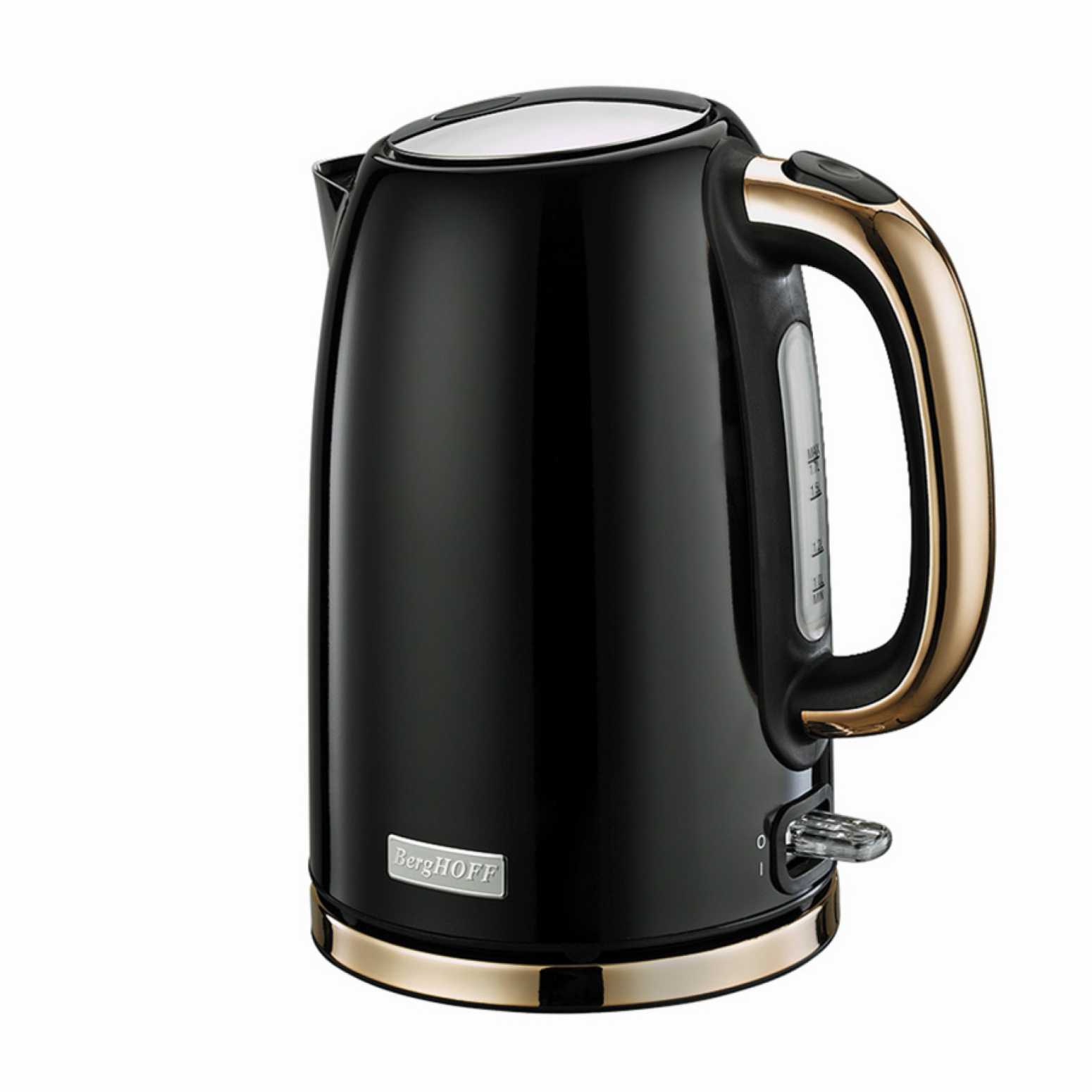 BergHOFF GEM TITAN 1.7 Litre Siyah Gold Su Isıtıcısı - 1