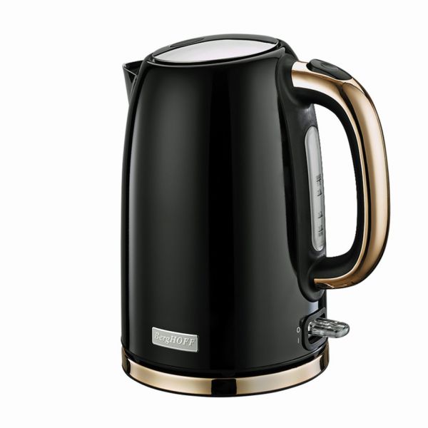 Berghoff - Berghoff Gem Titan 1.7 Litre Siyah Gold Su Isiticisi Ve Berghoff Ekmek Kizartma Makinesi (1) Berghoff - Berghoff Gem Titan 1.7 Litre Siyah Gold Su Isiticisi Ve Berghoff Ekmek Kizartma Makinesi (1)