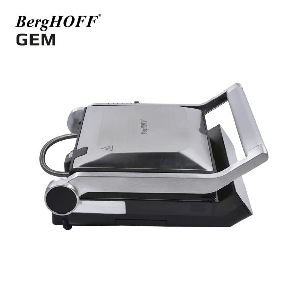 BergHOFF GEM TITAN Gümüş Gri Çelik Izgara ve Tost Makinesi - 4