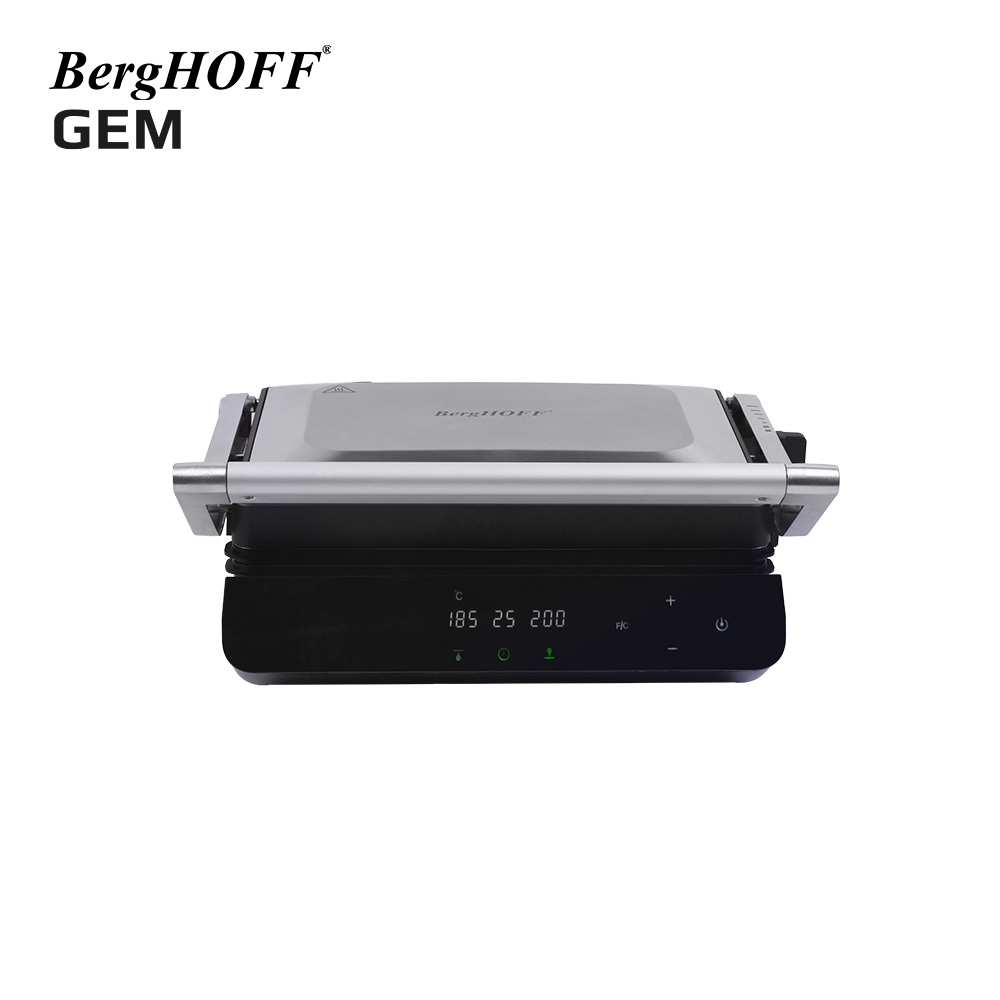 BergHOFF GEM TITAN Gümüş Gri Çelik Izgara ve Tost Makinesi - 2