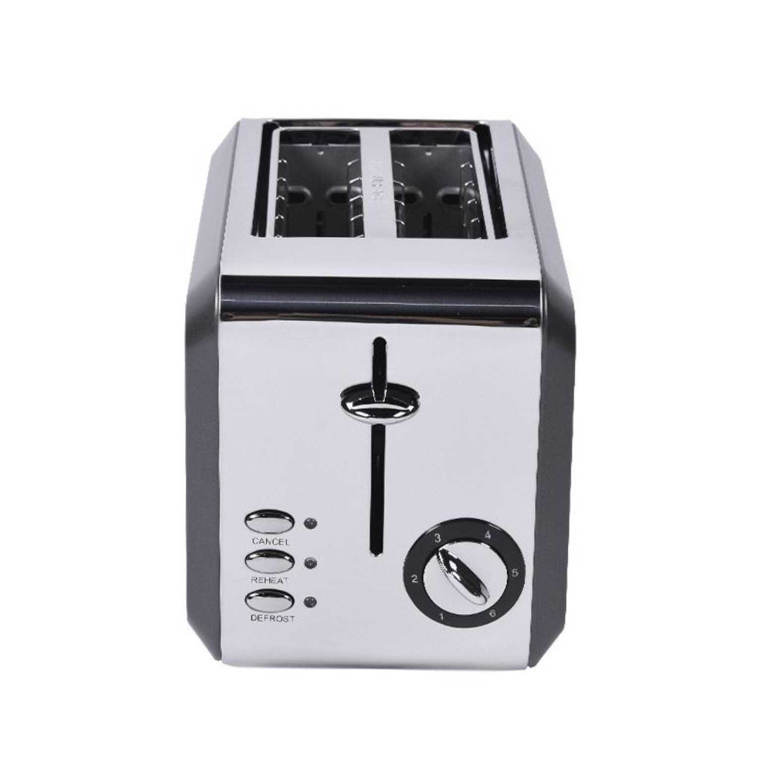 BergHOFF GEM TITAN Parlak Gümüş Gri İki Dilim Ekmek Kızartma Makinesi - 2