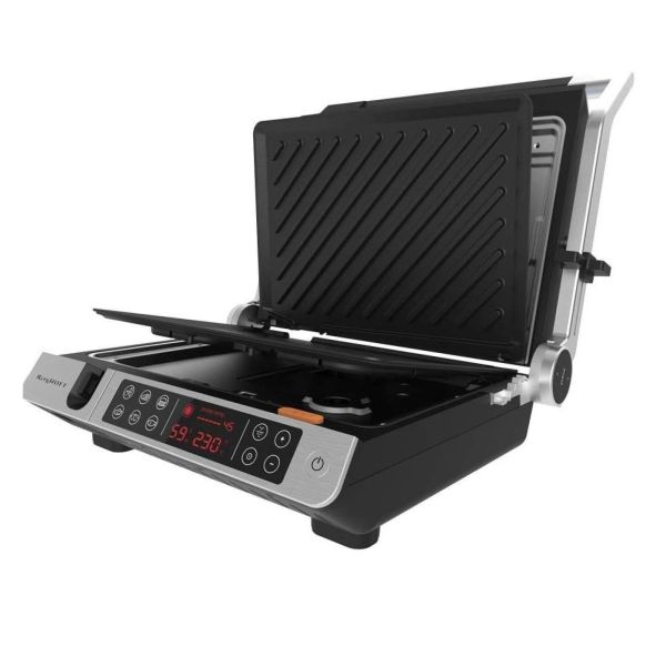 BERGHOFF - BergHOFF GEM TITAN PRO 6 Programlı Advanced Design Çelik Izgara ve Tost Makinesi (1)