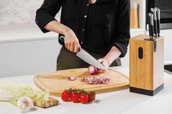 Berghoff Graphite Bambu Bloklu 5 Parça Bıçak  Seti (1)