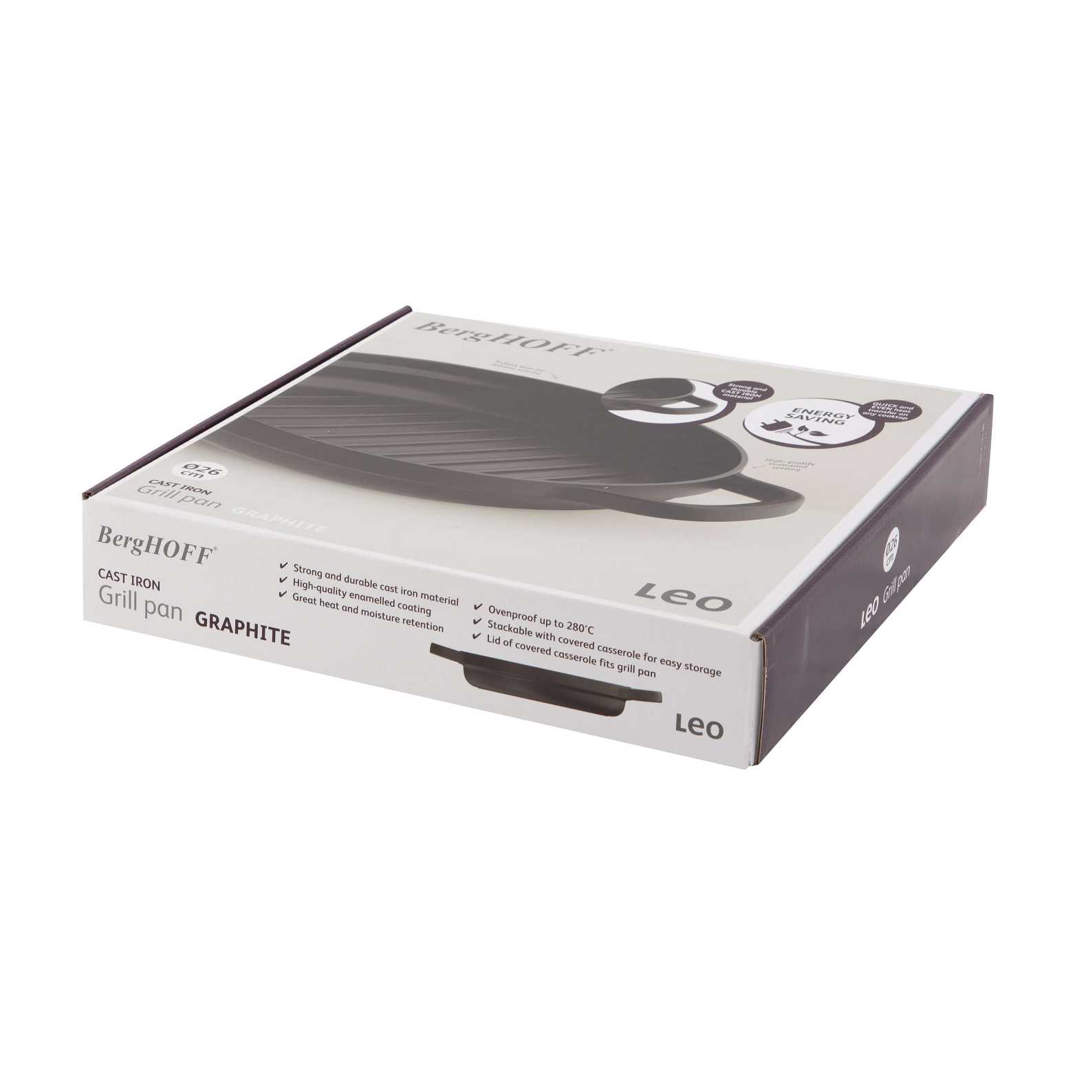 Berghoff Graphite Döküm Demir Tava 26 cm - 3