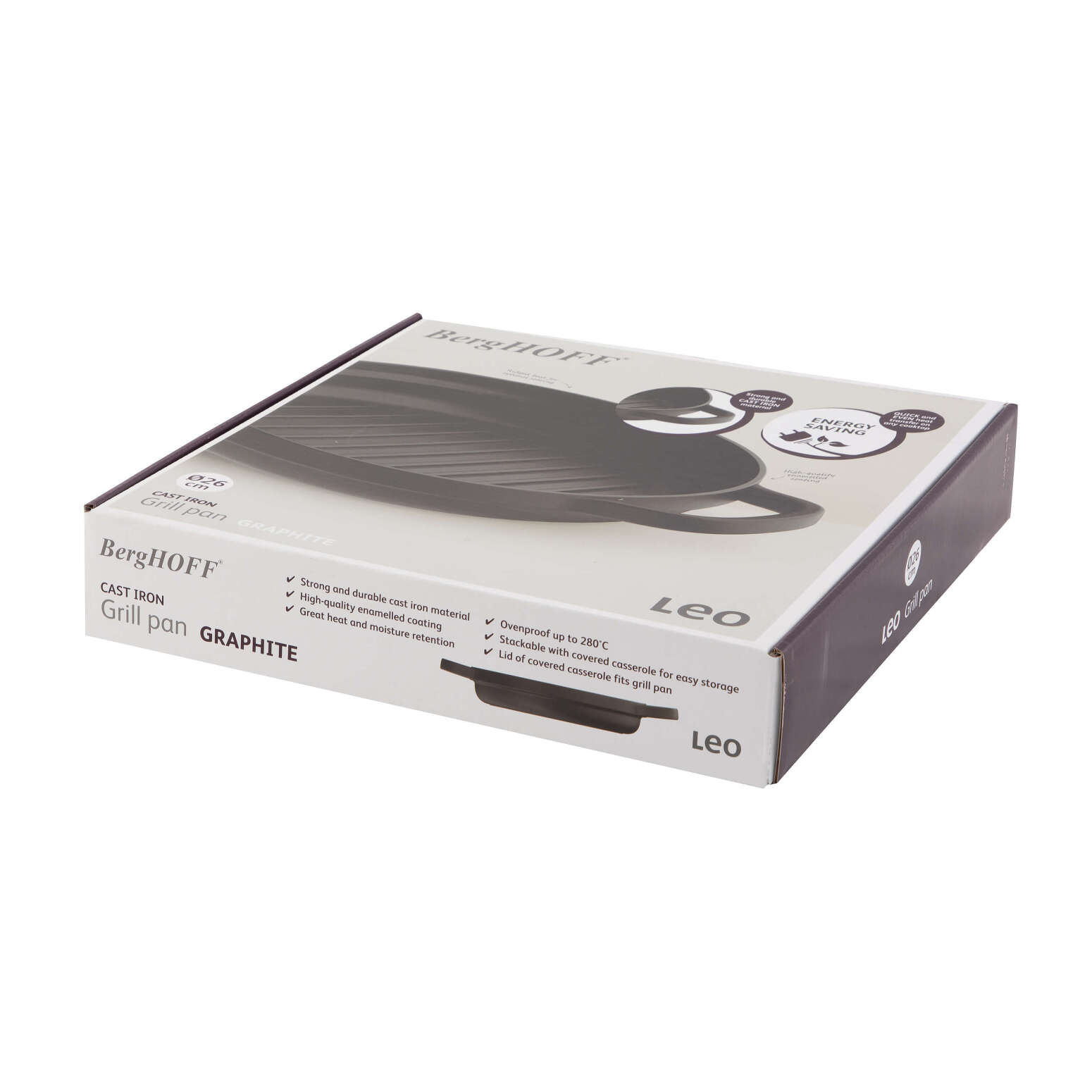 Berghoff Graphite Döküm Demir Tava 26 cm - 3