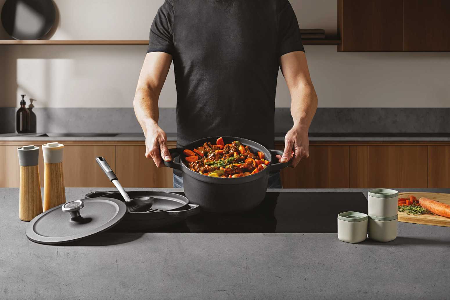 Berghoff Graphite Döküm Demir Tencere 26 cm - 2