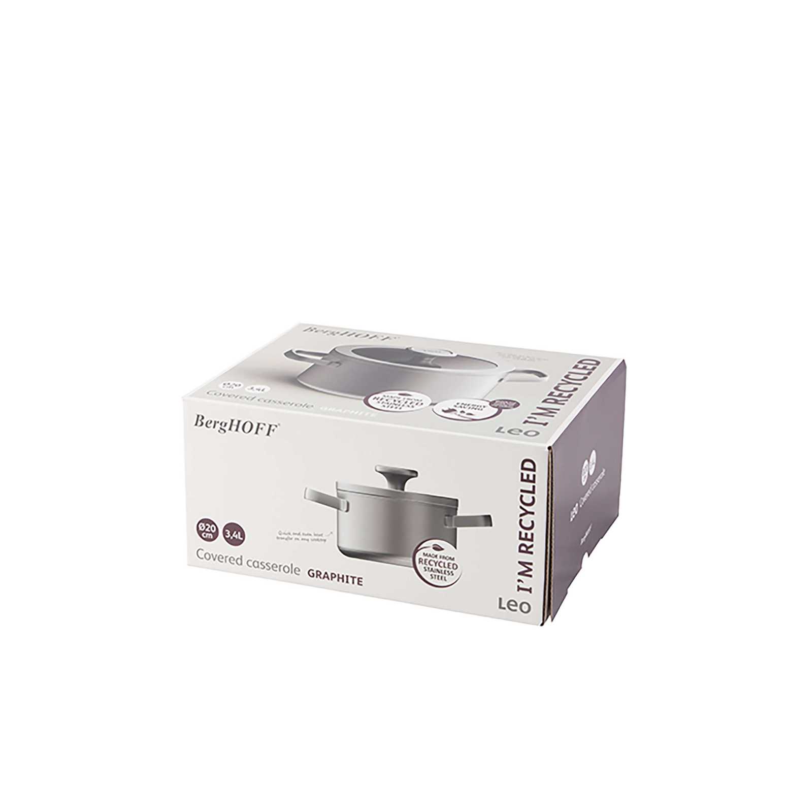 Berghoff Graphite Paslanmaz Çelik Tencere 20 cm - 4