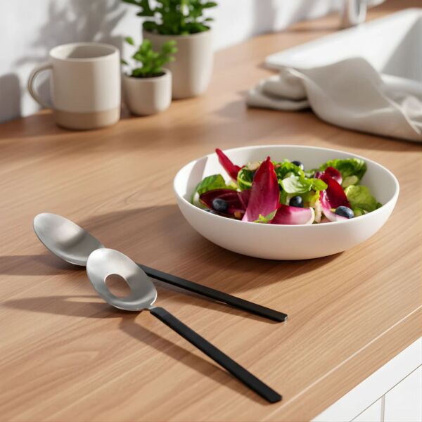 Berghoff Home Belly 2 Parçalı Salata Servis Seti Sıcak Pembe (1)