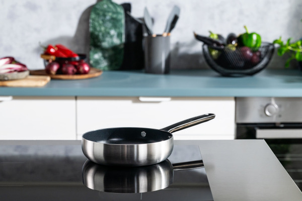 Berghoff Home Belly 2li Yapışmaz Yüzeyli Tava Seti 20-24cm Füme Siyah - 3