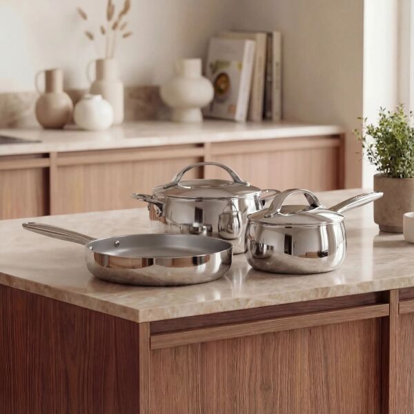 Berghoff Home Belly 5li Tencere Seti Smokey Siyah (1)