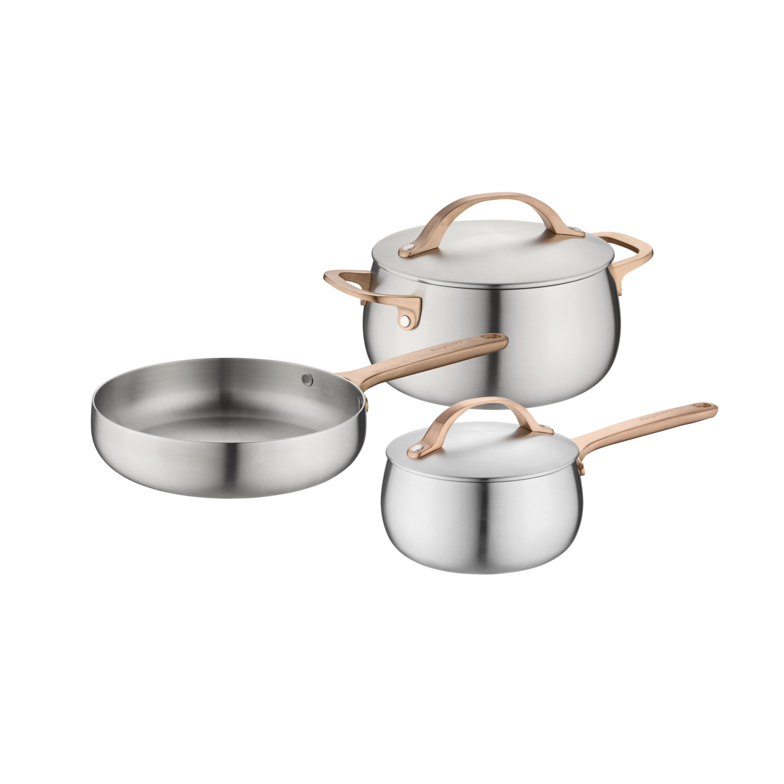 Berghoff Home Belly 5li Tencere Seti Warm Pembe - 1