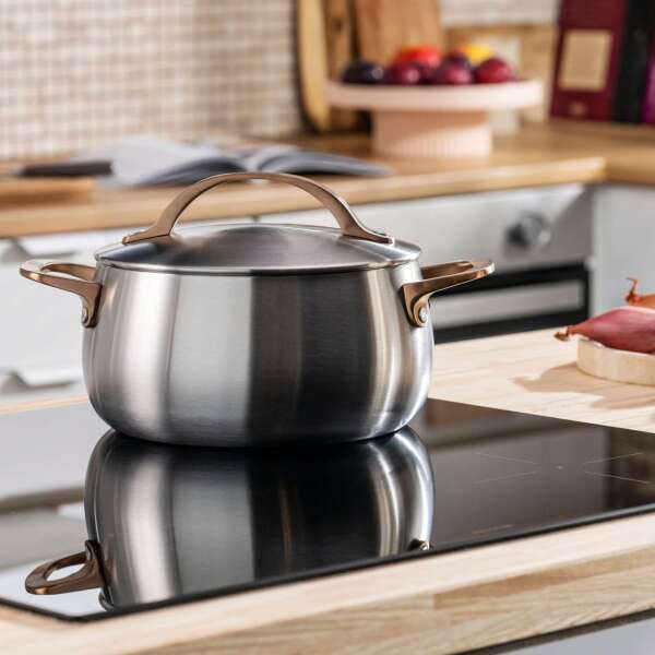 Berghoff Home Belly Kapaklı Güveç Tenceresi 20cm Warm Pembe (1)