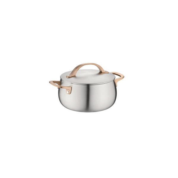 Berghoff Home Belly Kapaklı Güveç Tenceresi 20cm Warm Pembe