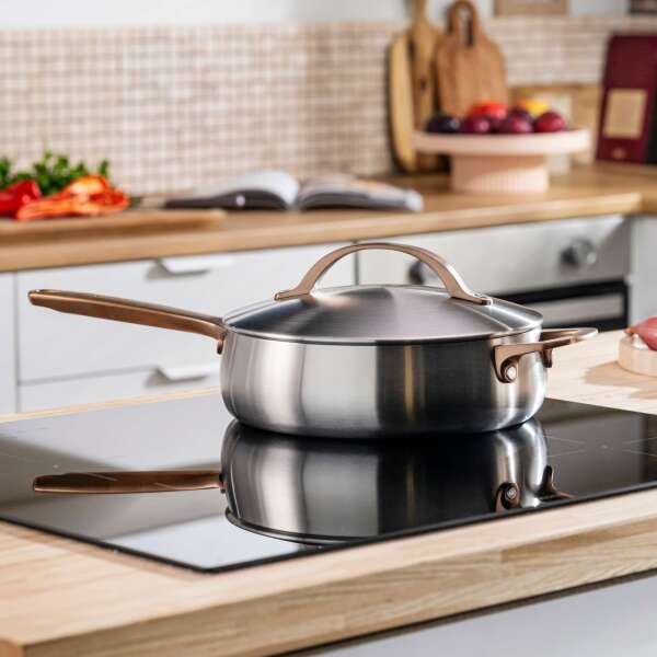 Berghoff Home Belly Kapaklı Sote Tavası 24cm Warm Pembe - 3