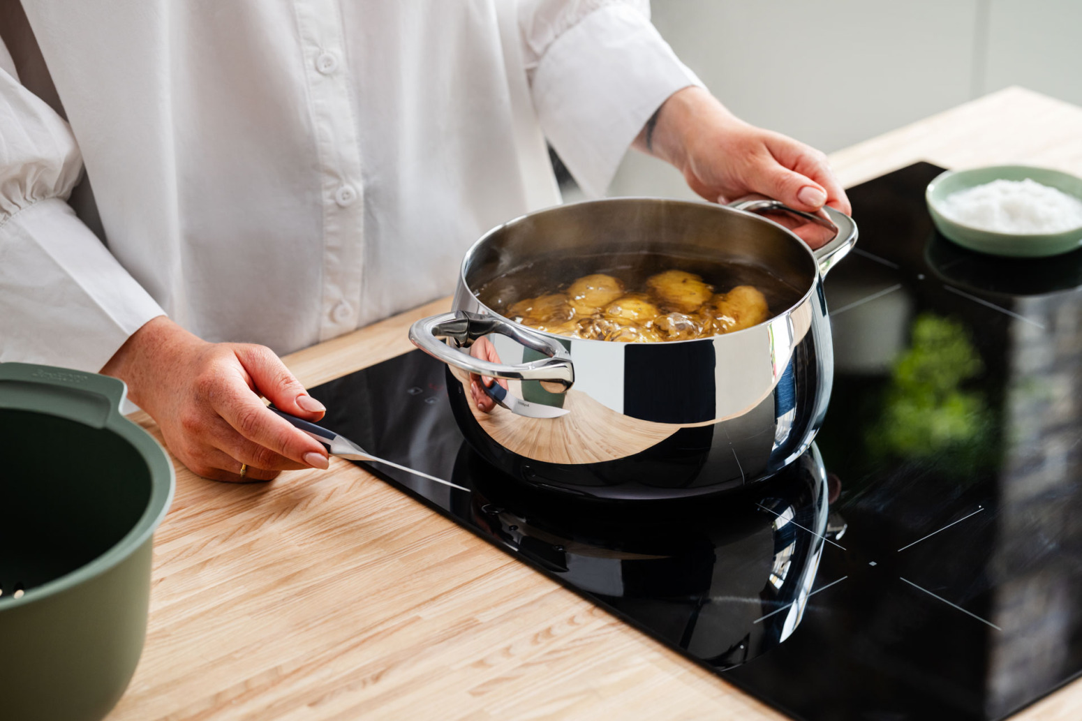 Berghoff Home Belly Kapaklı Tencere 18cm Stellar Çelik - 2