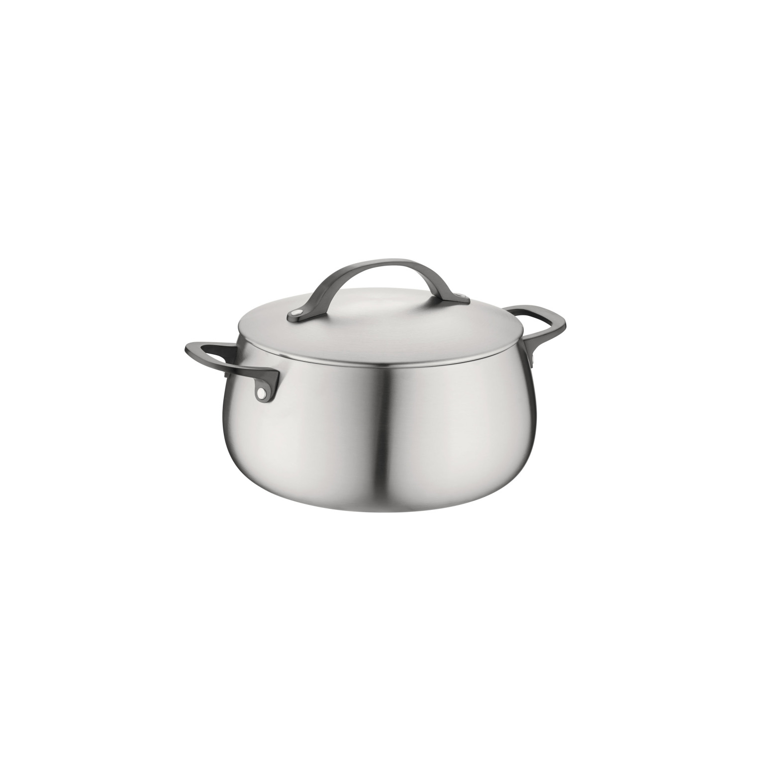 Berghoff Home Belly Kapaklı Tencere 24cm Füme Siyah - 1