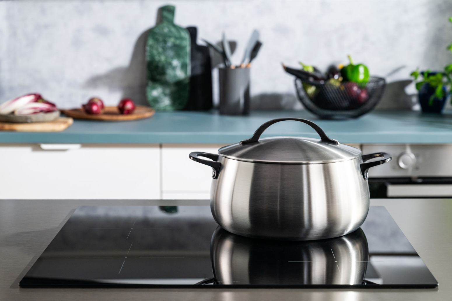 Berghoff Home Belly Kapaklı Tencere 24cm Füme Siyah - 2