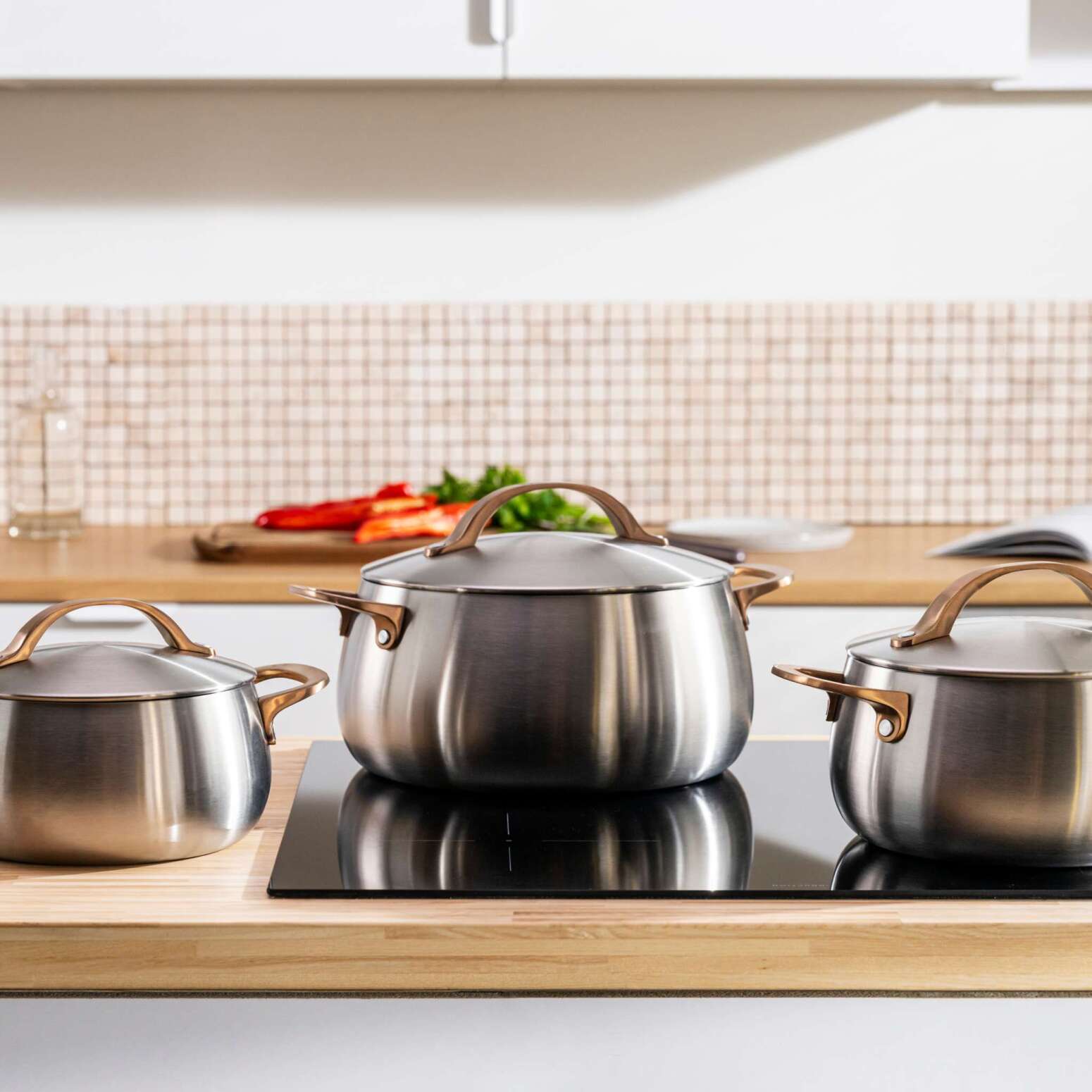 Berghoff Home Belly Kapaklı Tencere 24cm Warm pembe - 2