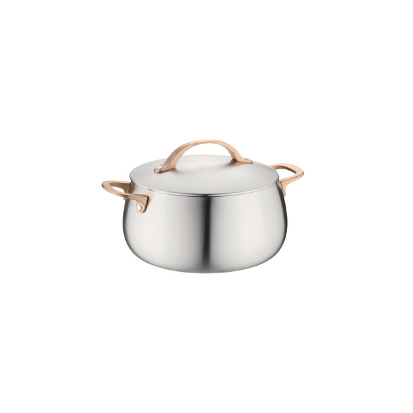 Berghoff Home Belly Kapaklı Tencere 24cm Warm pembe
