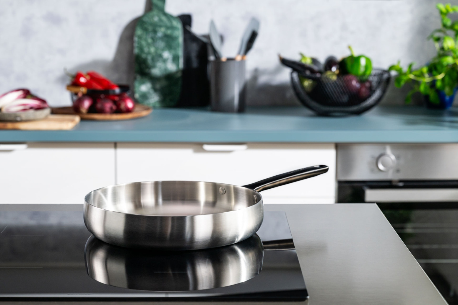 Berghoff Home Belly Kızartma Tavası 24cm Füme Siyah - 2