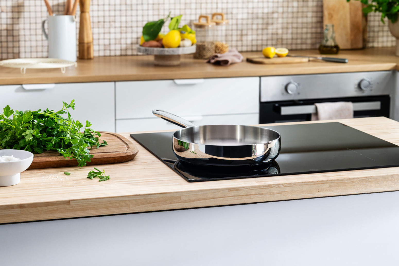 Berghoff Home Belly Kızartma Tavası 28cm Stellar Çelik - 2