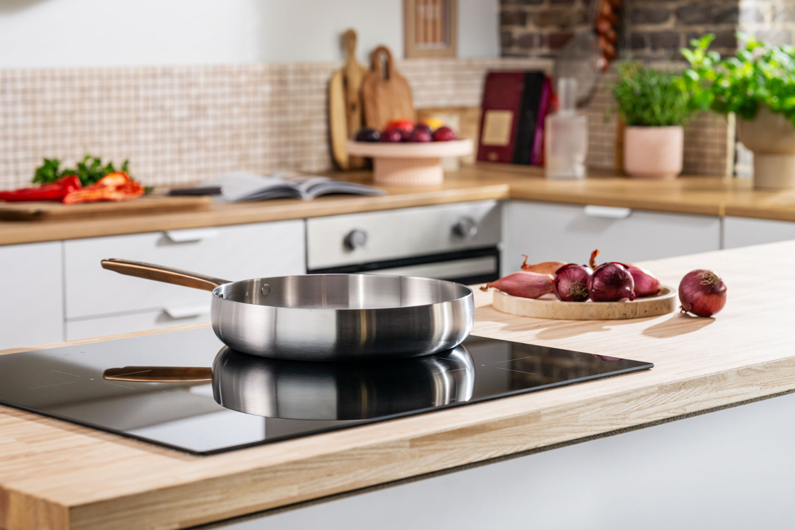 Berghoff Home Belly Kızartma Tavası 28cm Warm Blush - 2