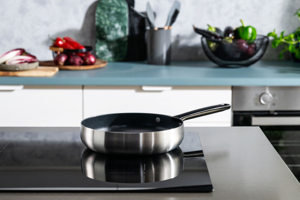 Berghoff Home Belly Yapışmaz Kızartma Tavası 28cm Füme Siyah (1)