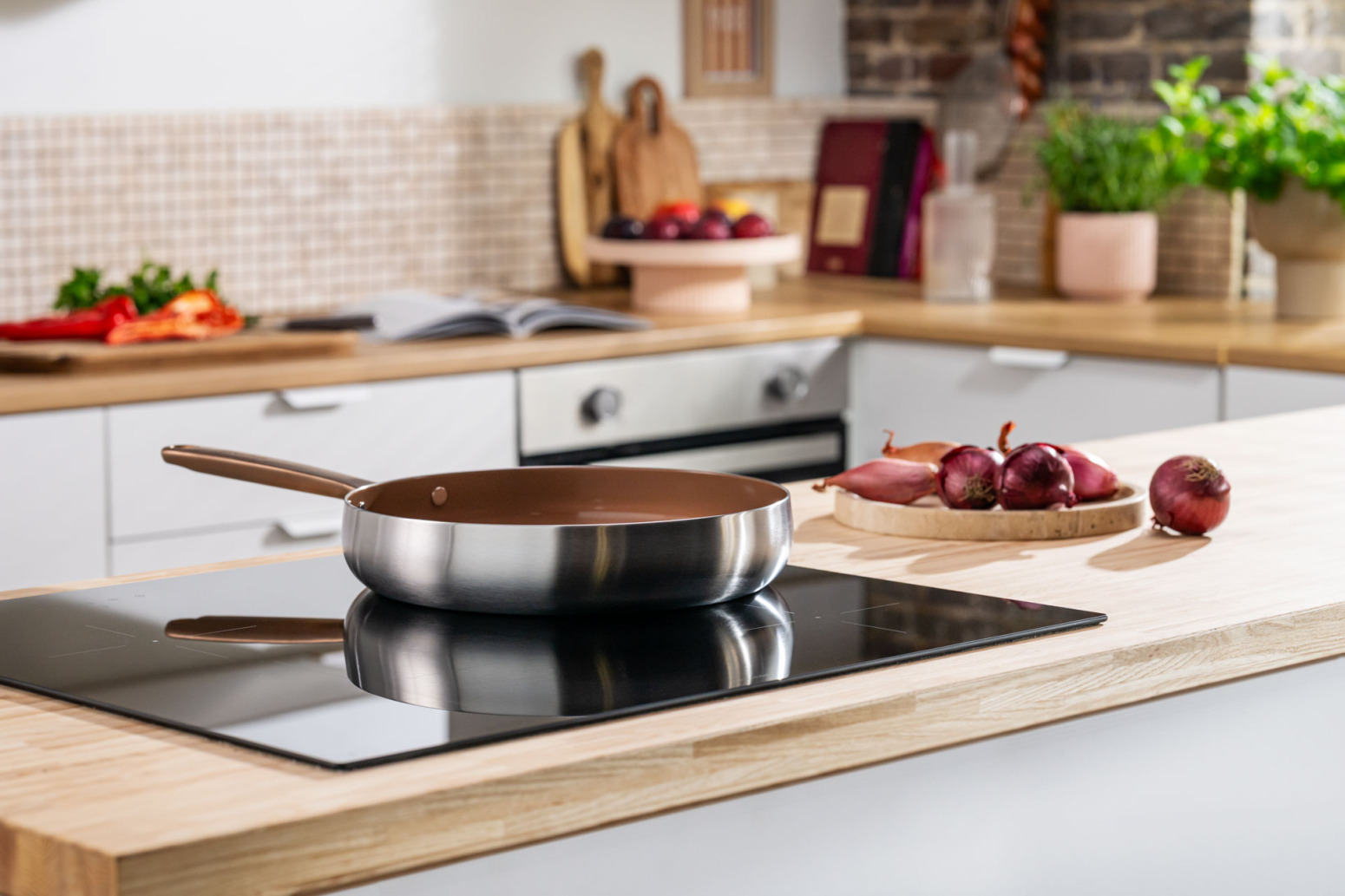 Berghoff Home Belly Yapışmaz Tava 28cm Warm Pembe - 3