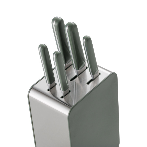 Berghoff Home Elements 6lı Bıçak Bloğu Seti Thyme (1)