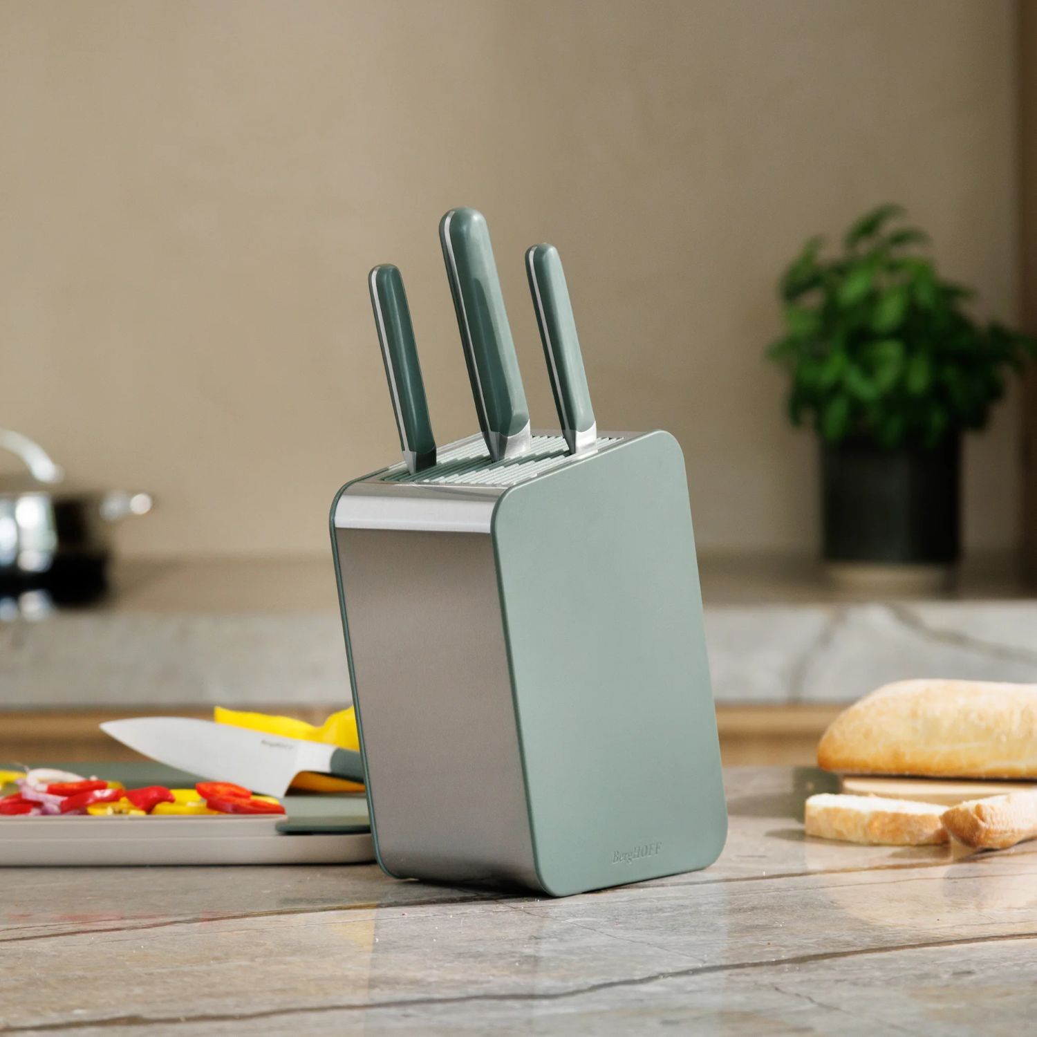 Berghoff Home Elements Dikdörtgen Bıçak Bloğu Thyme - 2