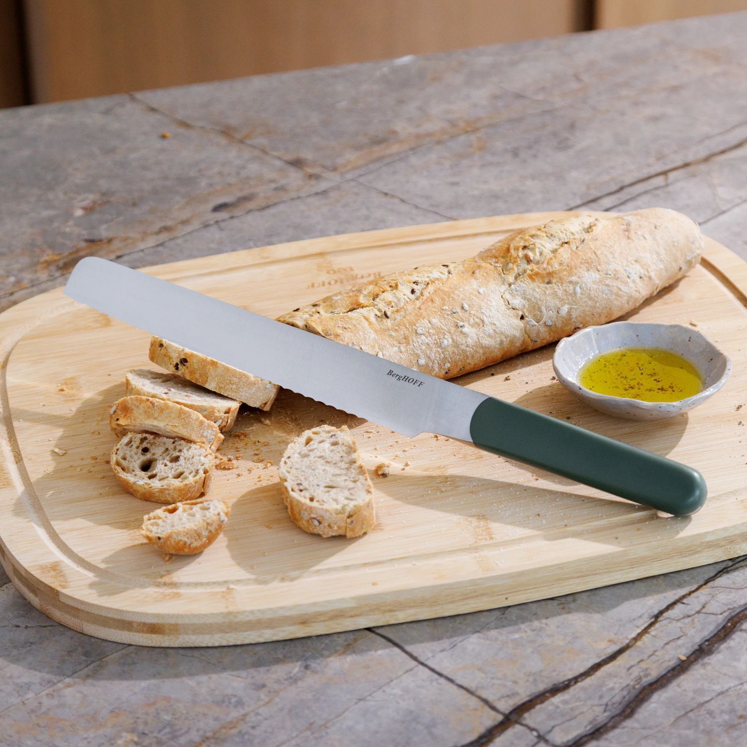 Berghoff Home Elements Ekmek Bıçağı 20cm Thyme - 2