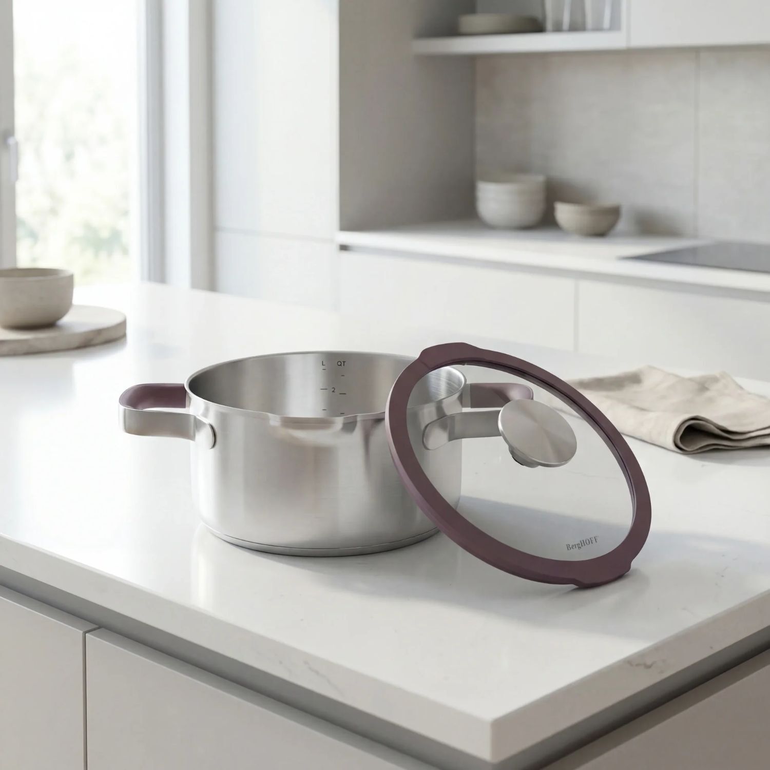 Berghoff Home Elements Kapaklı Güveç Tenceresi 18cm Peppercorn - 2