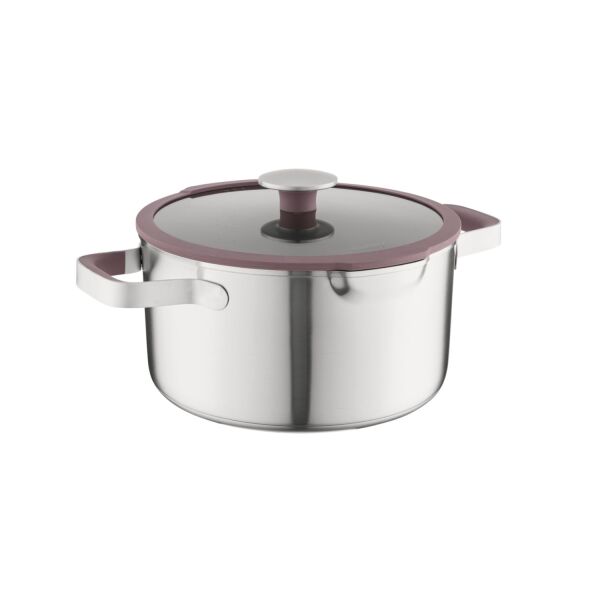 Berghoff Home Elements Kapaklı Güveç Tenceresi 24cm Peppercorn