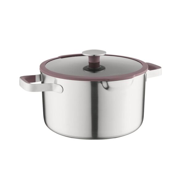 Berghoff Home Elements Kapaklı Tencere 26cm Peppercorn