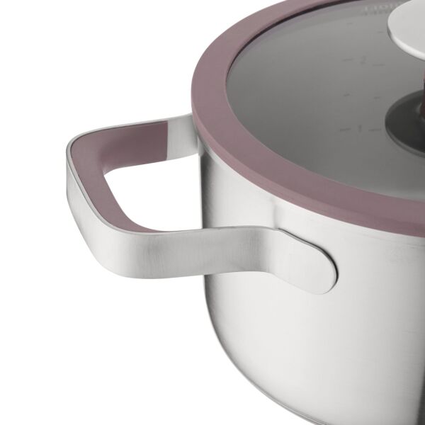 Berghoff Home Elements Kapaklı Tencere 26cm Peppercorn - 4