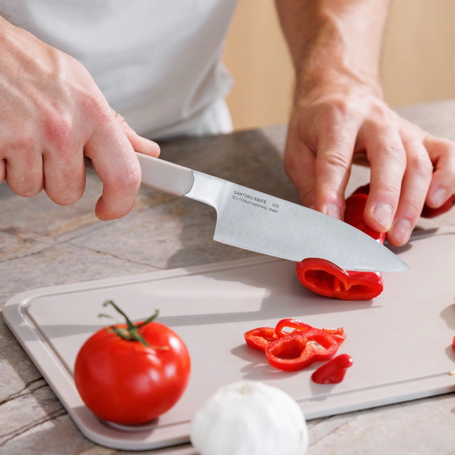 Berghoff Home Elements Santoku Bıçağı 11,50cm Mushroom - 2