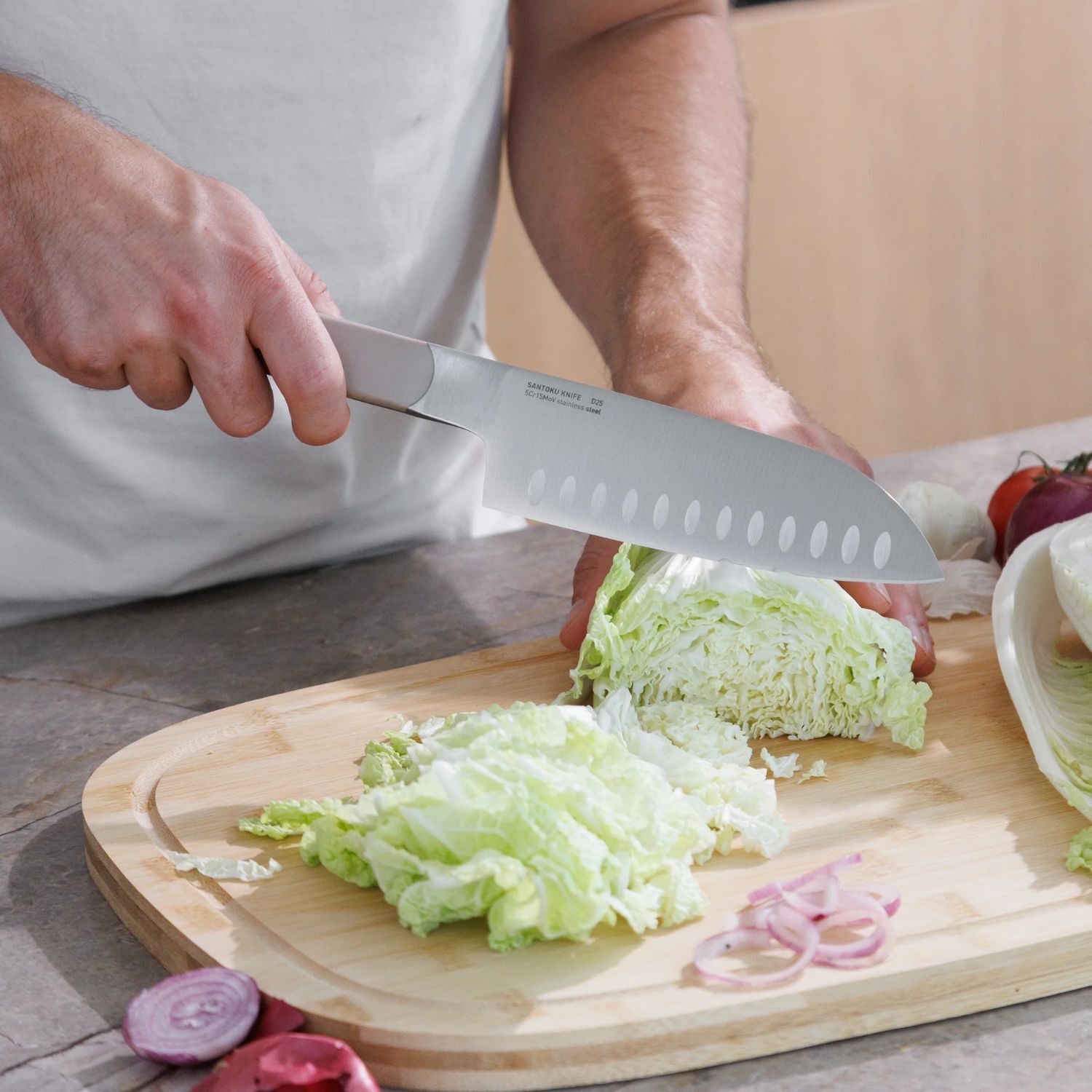 Berghoff Home Elements Santoku Bıçağı 16,70cm Mushroom - 2