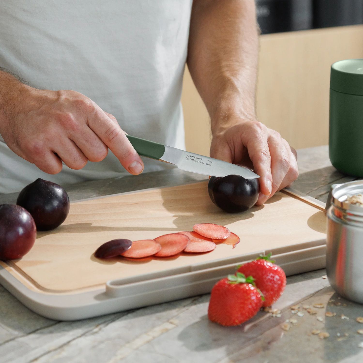 Berghoff Home Elements Soyma Bıçağı 8,60cm Thyme - 2