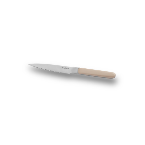 Berghoff Home Elements Tırtıklı Çok Amaçlı Bıçak 11,50cm Mushroom