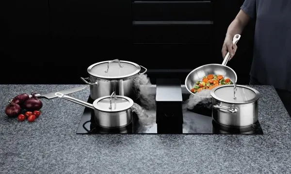 BERGHOFF - Berghoff Hotel Downdraft 7 Parça 18/10 Paslanmaz Çelik Tencere Seti (1)