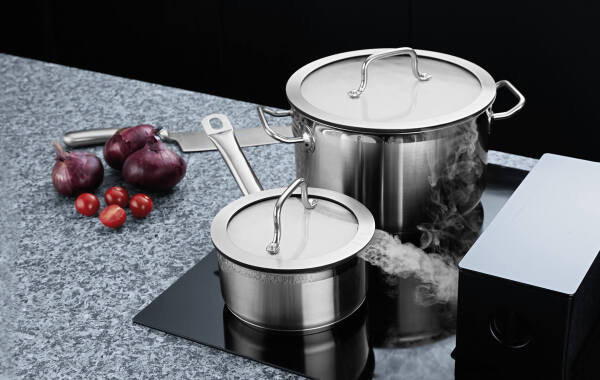 Berghoff Hotel Downdraft 7 Parça 18/10 Paslanmaz Çelik Tencere Seti - 5