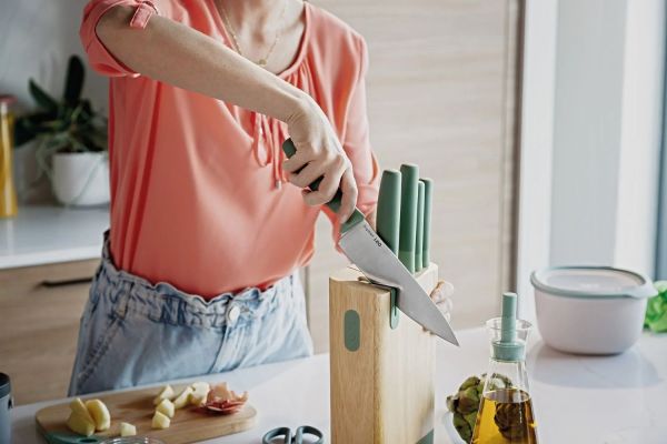 Berghoff Leo 18/10 Paslanmaz Çelik Bıçak Bloğu 6 Parça Seti - 8