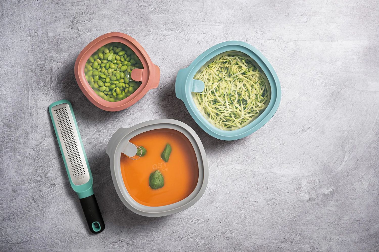 Berghoff Leo 3lü Kapaklı Saklama Kabı Seti - 3