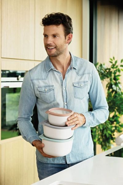 Berghoff Leo 3lü Kapaklı Saklama Kabı Seti - 5